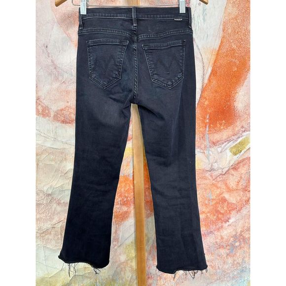 Anthropologie MOTHER The Insider Crop Step Fray Jeans Size 23 - Picture 7 of 9